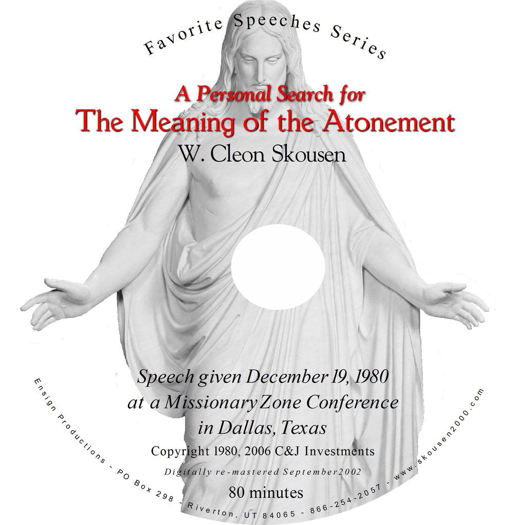 Meaning of the Atonement Speech