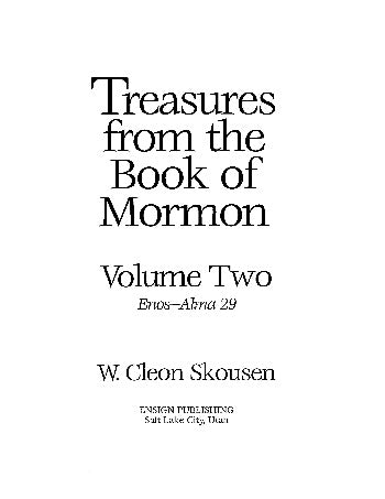 Volume 2 Illustrations from Treasures from the Book of Mormon workbook
